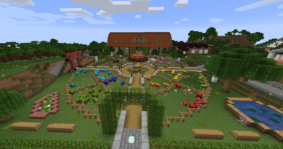 てな マイクラ村づくり Ici Cra Twitter