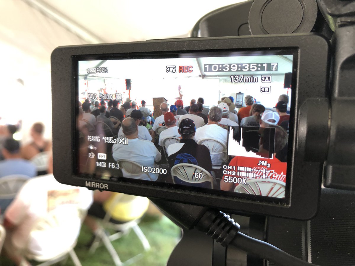 valeofilms's tweet photo. Such an honor to be producing a documentary about such a wonderful man! #mr4speed #herbmccandless #valeofilms #productionlife #carlisleevents #Mopar #MoparNation #nrha #DragRace https://t.co/37GBLOMARI
