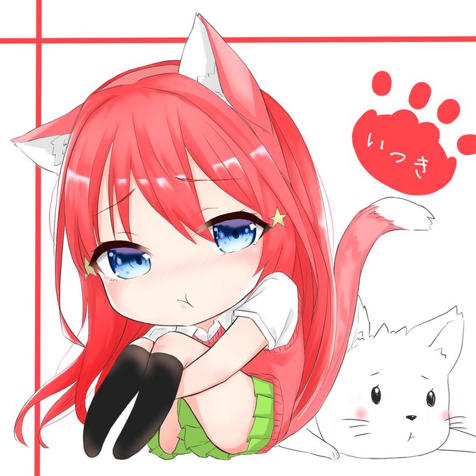 トリ🕊️イラスト・漫画練習したい人さんがTwitterに投稿した中野五月(五等分の花嫁)のイラスト。