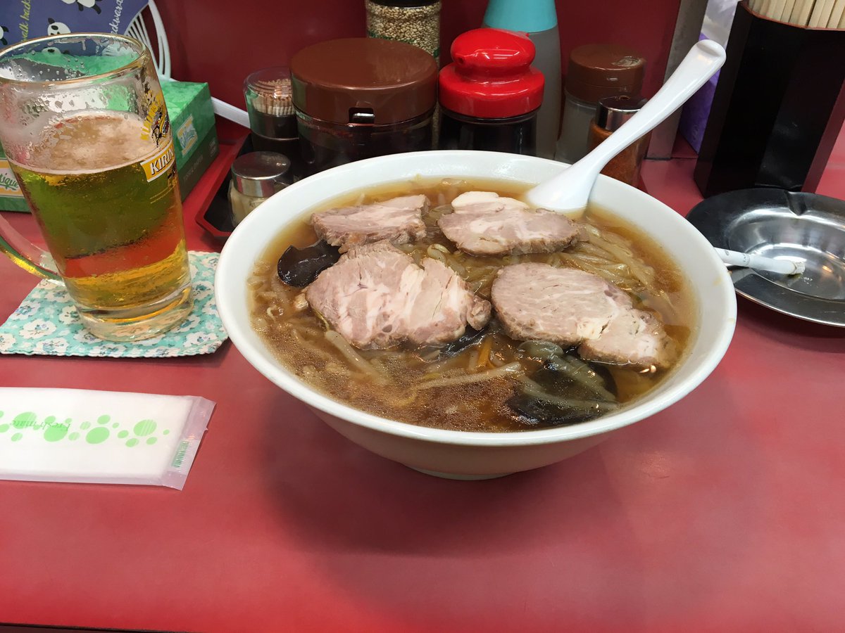 MarcoYossy's tweet photo. #地元麺
#くまごろう
#サンマーメン
週に一度は喰らいたくなる くまごろうのラーメン…大将やお弟子？さんとの会話も味のうちなのだ(￣▽￣)
くまろうぜ‼️ご馳走様(￣▽￣)❗️ https://t.co/kPw4X4bzOo