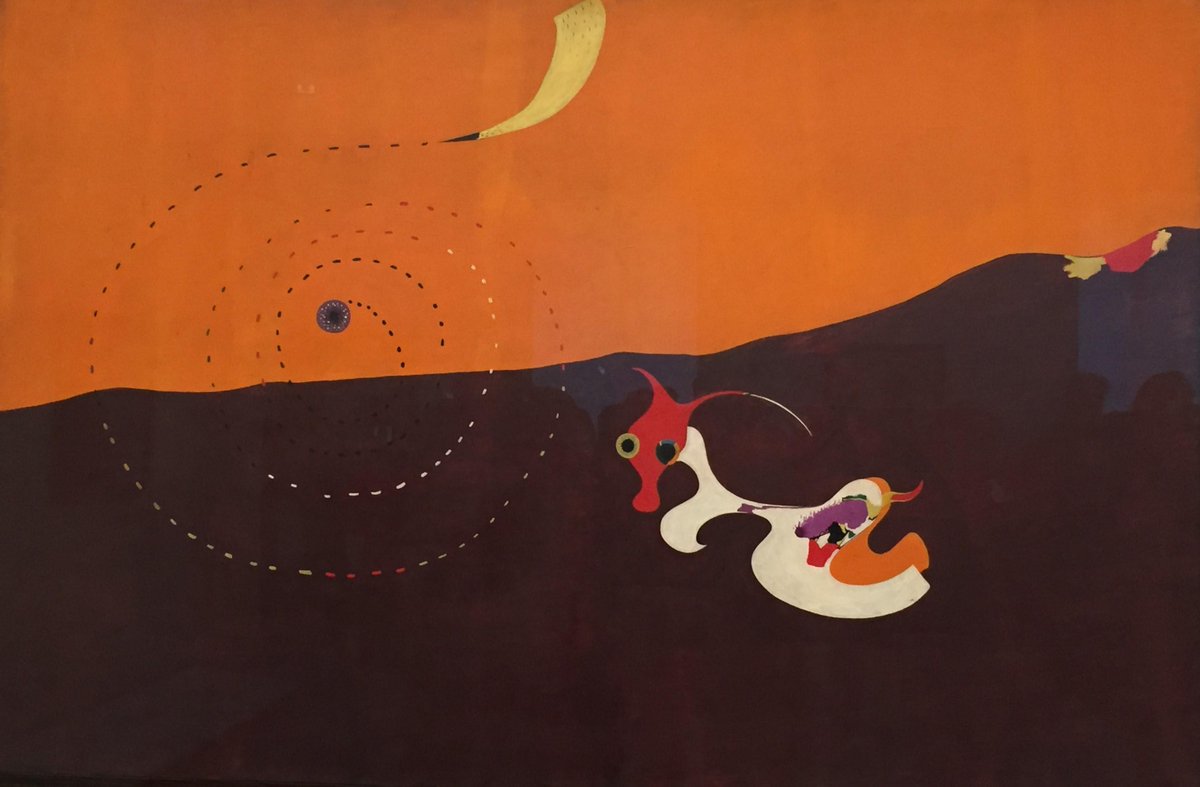 patriciacarles's tweet photo. #Miro Paysages imaginaires #expoMiro (2018-2019) @GrandPalaisRmn #Paris  https://t.co/wdqujj171a https://t.co/aAxb2LCjIo