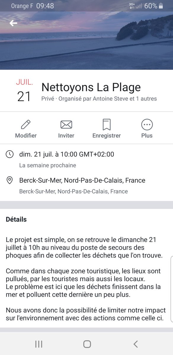 antoinesteve22's tweet photo. Nous proposons à tout le monde de se joindre à nous afin de collecter les déchets sur la plage de Berck-sur-Mer dimanche 21 juillet à 10h.
Tout le monde est le bienvenu. https://t.co/KGpYI43pfA
