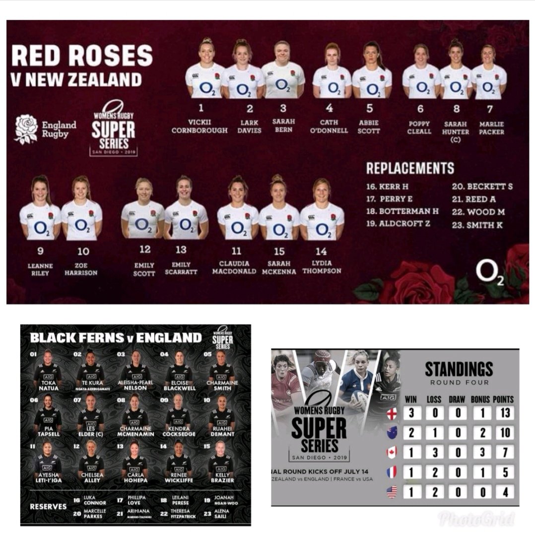 HQHLadies's tweet photo. This is going to be a cracker...winner takes all, bring on this evening when hopefully we have cricket world champions and more importantly England WIN the super series..#redroses #womensrugby #swinglow https://t.co/23pQU2QWQe