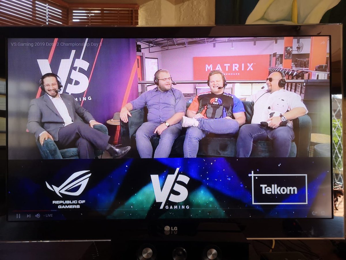 Thanks to <a href="/VSGamingWorld/">Telkom VS Gaming</a> for allowing me on the panel to chat about the game! Huge shout out <a href="/Slim_Sizzle/">Sizle dic</a> for making social media noise 😂🤣

Was cool to be on the couch and chat with @Jubbagaming WilsonXXXL and <a href="/skaapiedota/">SKAAPIE</a>