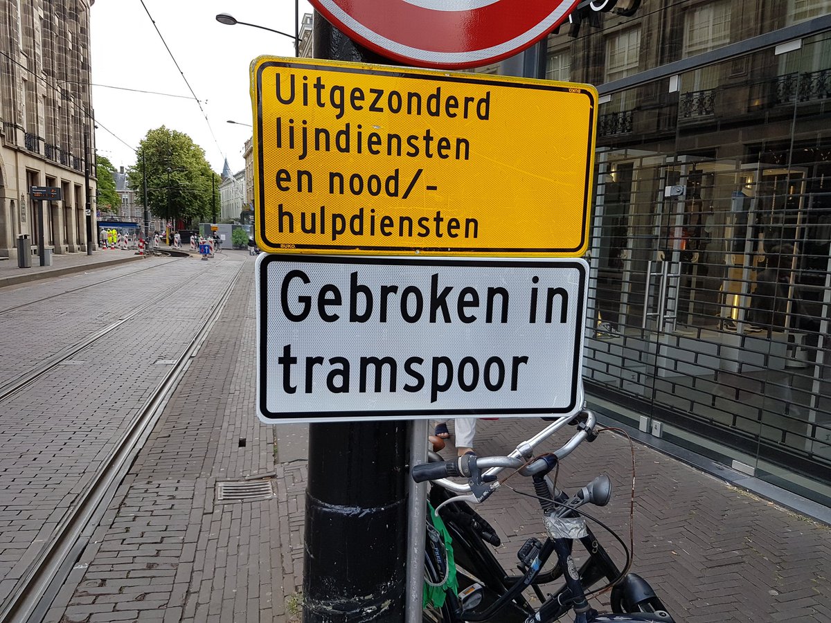Huh, maakt Bløf nu ook verkeersborden?
