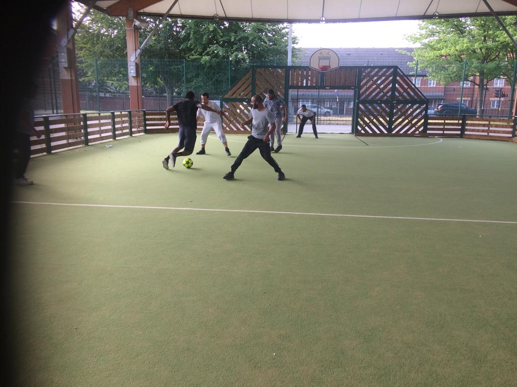 NPSLDN_WBH's tweet photo. Another great Saturday morning football 5-aside:-PA that they all enjoy https://t.co/1KXHOxyhSB
