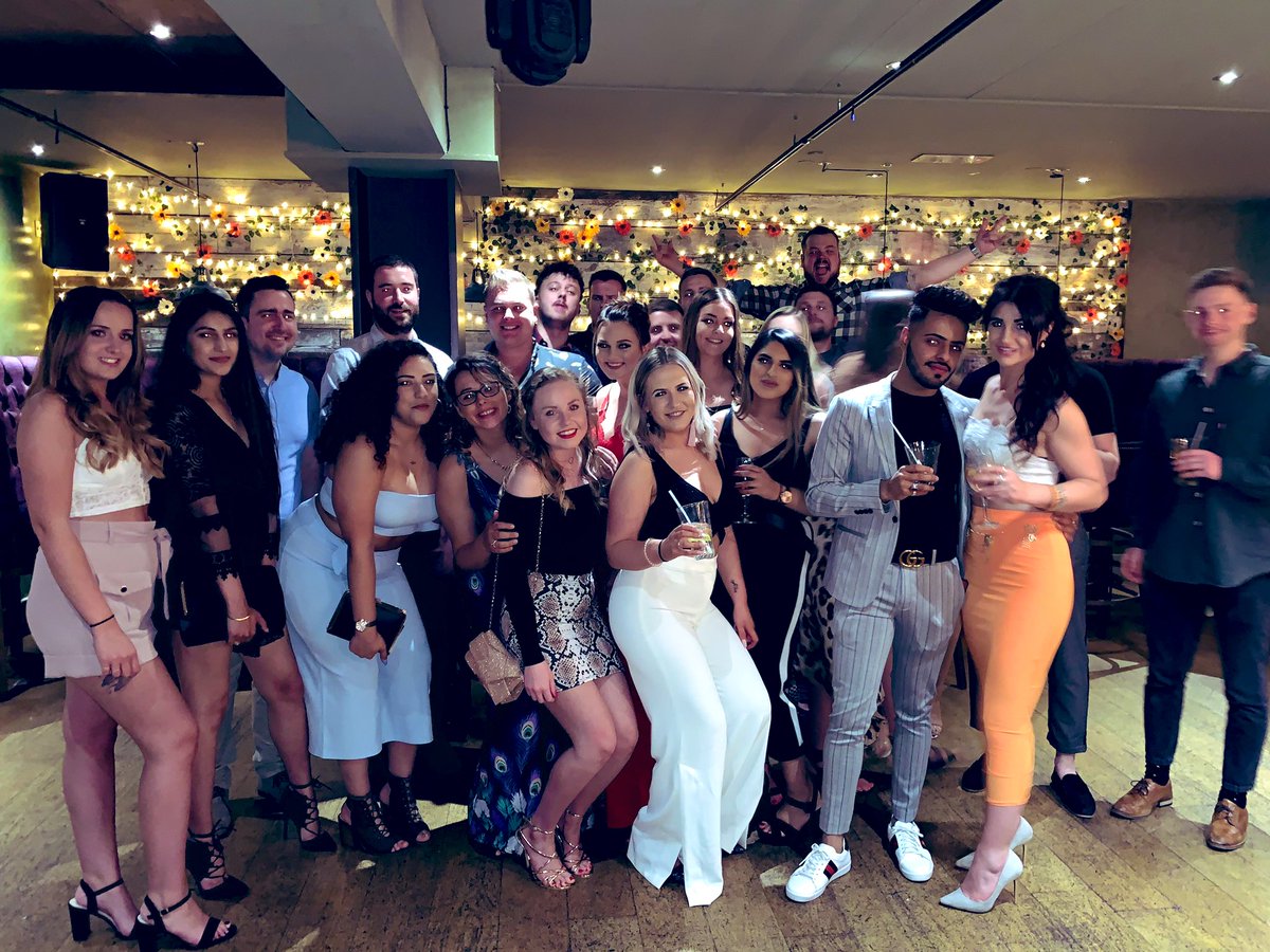 AbbyShardlow1's tweet photo. What an absolute Squad I have....#U21 hit the town to see off FY19 in style  #U2GoodToBeTrue https://t.co/9XyQRu9A4b