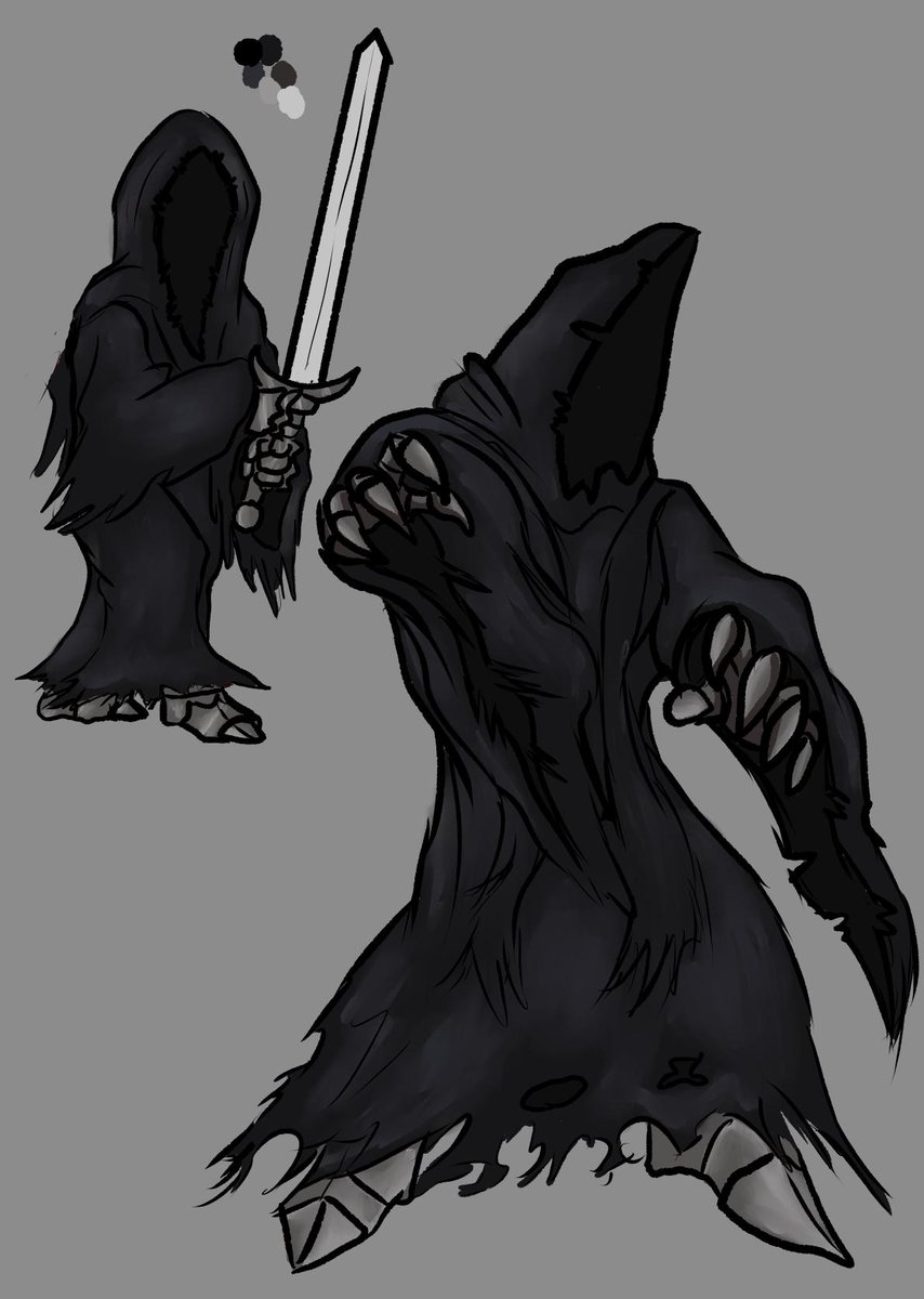 kloud_kat's tweet photo. Got the pleasure of getting to animate a Nazgul in my shot for @LOTRanimated's collab. Finally got the time  sorted to start this, starting with some character design. https://t.co/HCRWcJ9Dvy