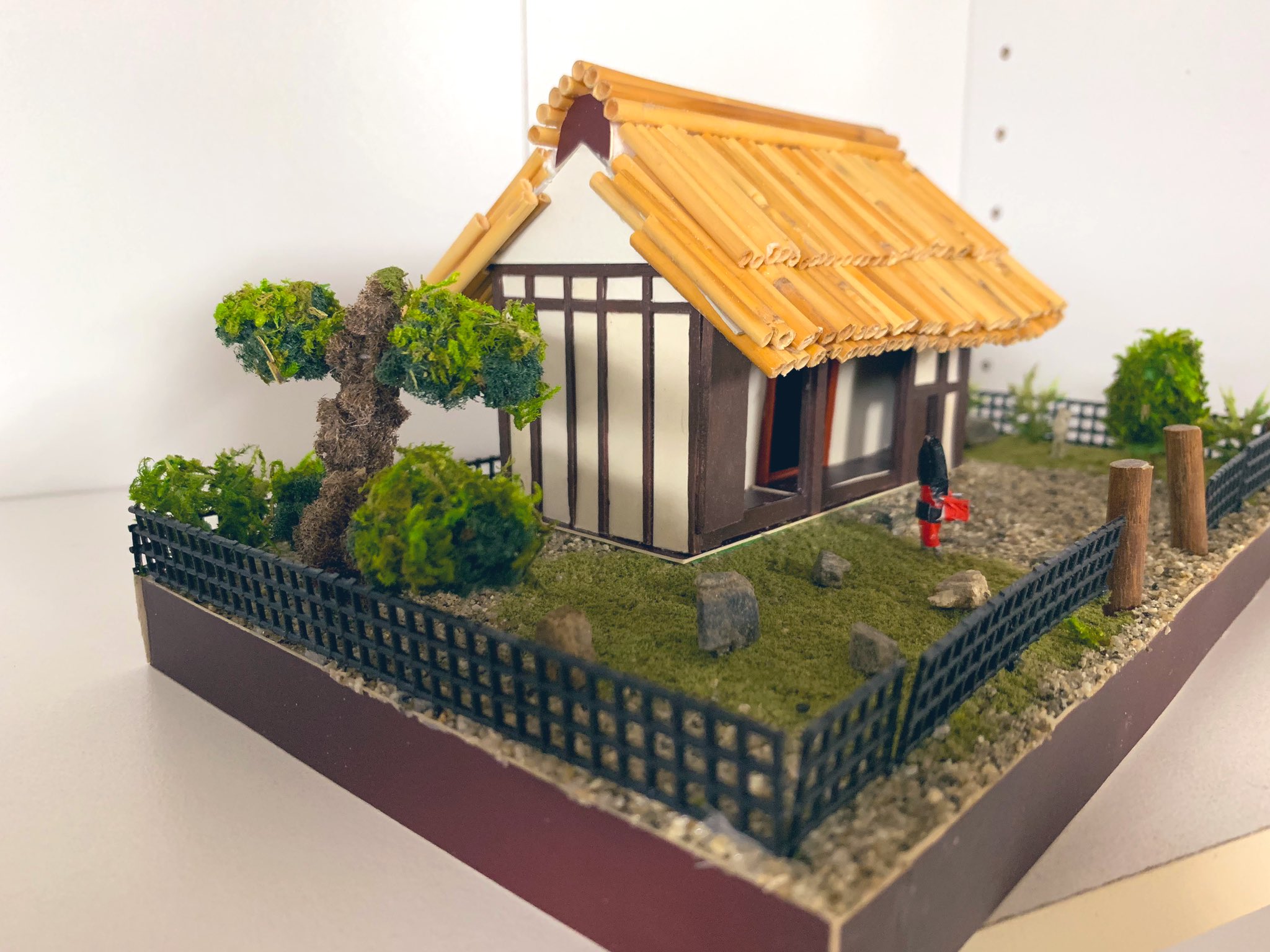 ハンドメイド古民家ジオラマ