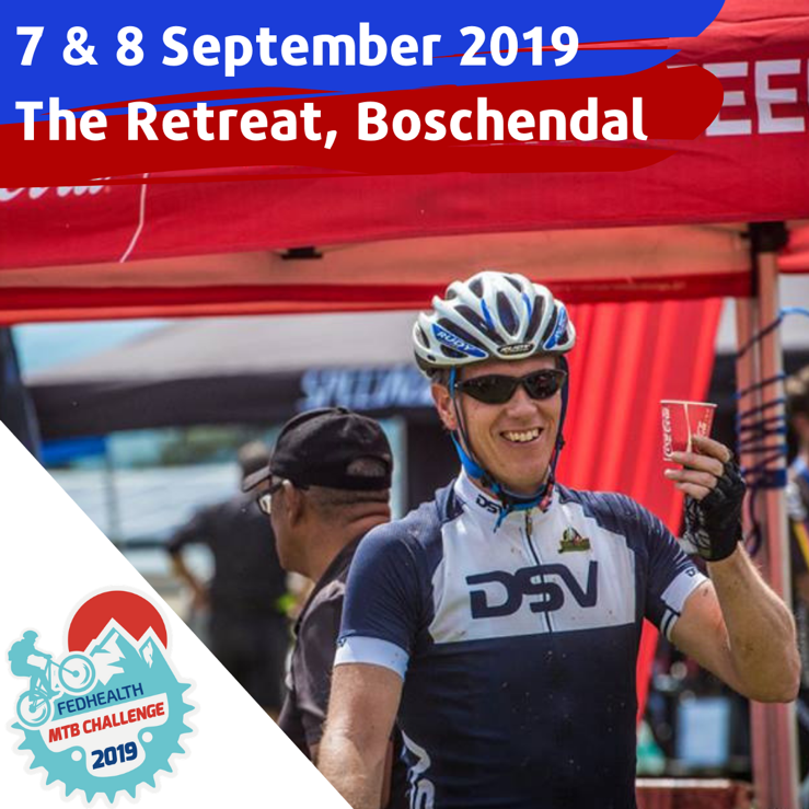 Each entrant in the Fedhealth MTB Challenge🚵‍♂ will receive a timing chip⏱, medal🏅, on route experience📍, water points💦, event tee👕 &amp; post event entertainment🎙. For more information visit👉 bit.ly/2WaaCgY #FedhealthMTB