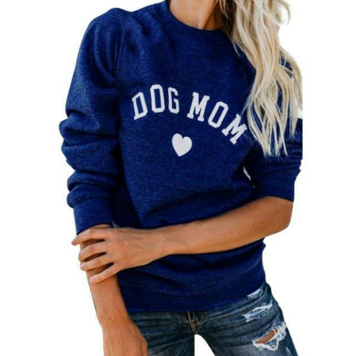 JoJosWorldStore's tweet photo. Our customers have been loving the Long Sleeve 'Dog Mom'  Sweatshirt and has been the most popular product this week🔥

Available at: https://t.co/sMGdsxMocY
________
#productoftheweek #dogmomsweatshirt #dogmomjumper #freeshippingworldwide #fashion #womensfashions #TeamJoJosWorld https://t.co/orU8s1mVz2
