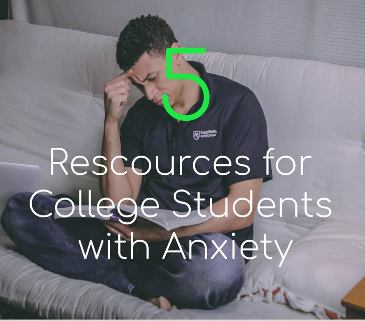 AngstMovie's tweet photo. Here are 5 resources for college students with anxiety:
1. Visit your college’s Health and Wellness Center
2. Reach out to the college’s counseling and psychiatric resources
3. Reach out to a trusted peer
4. Visit https://t.co/MR9EjoHcVh to find online resources
5. Call home https://t.co/BVJQcAx8oM