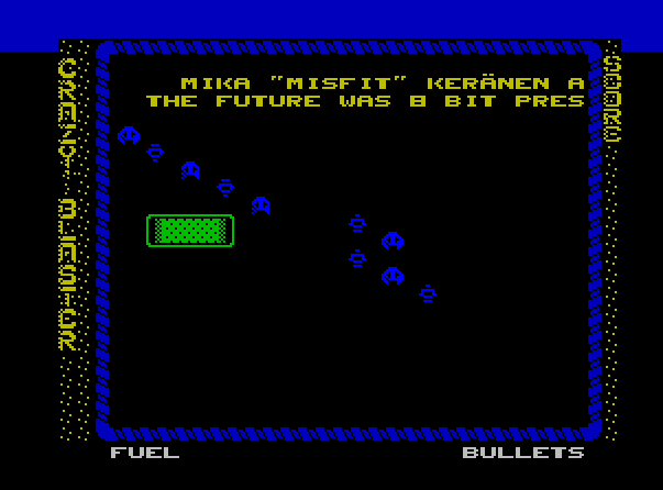 CPCGAMINGDEMOS's tweet photo. With great thanks to @RGMisfit and @futurewas8bit Crazy Blaster will be an exclusive game with #BLASTANNUAL2020 this is the first w.i.p. #zxspectrum screenshot @zxwife  @ZXDev2015 @zxcoupe @zxkim811 @zx_spectrum_30 @ZXSpectrumFans @zxspectrumgames @zxprojects @Spectrum_4Ever https://t.co/N8Cu3wfGsA