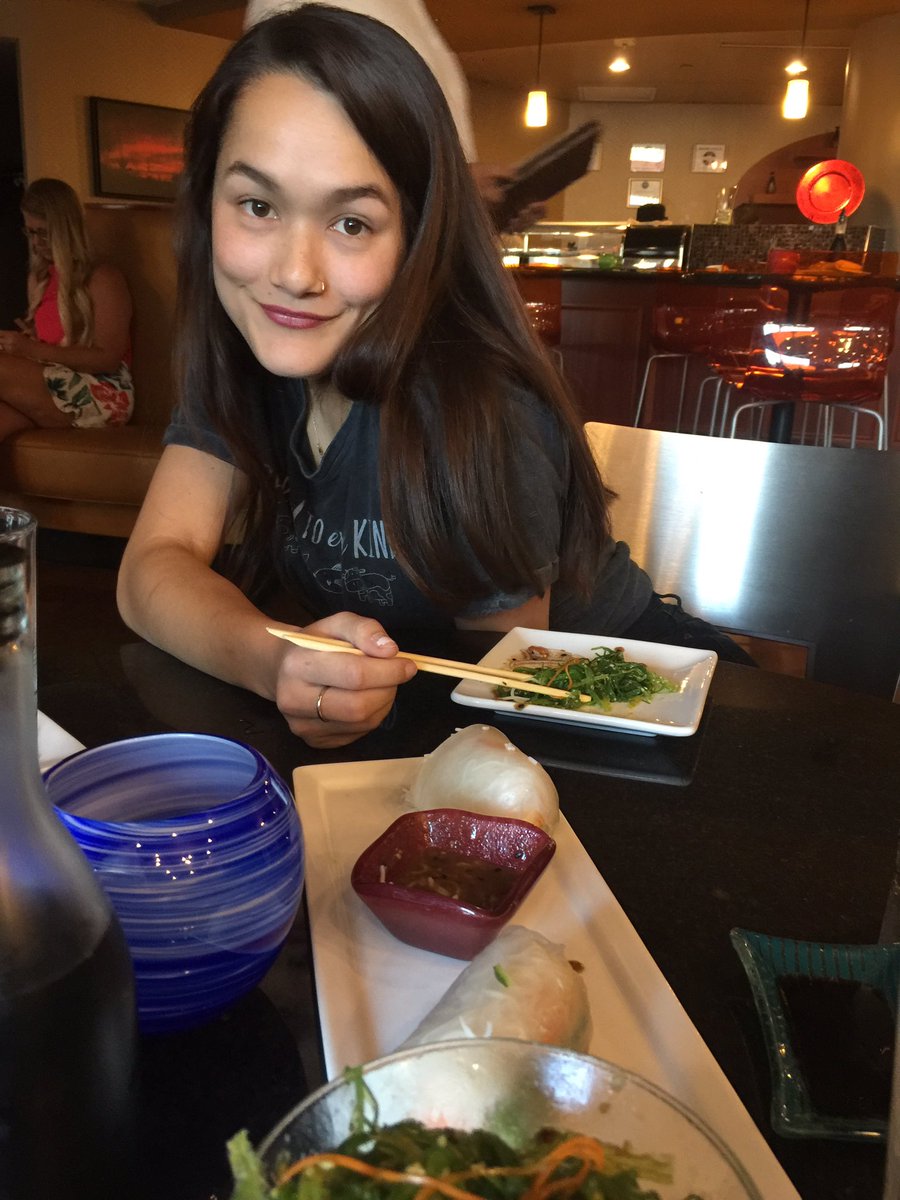 Sushi in Milwaukee with my girl 🍣😬❤️