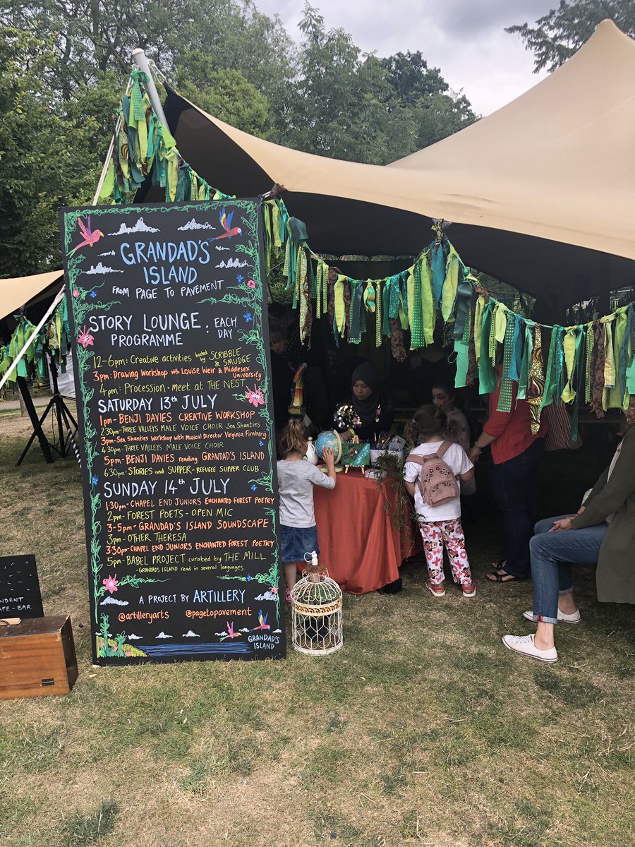 wfcouncil's tweet photo. 🤫 Pro-tip: Grandad’s Island is the *real* VISP (very important small person) area at #WalthamstowGardenParty! 

Bring your little ones for face-painting, storytime, musical soundscapes and much more 🍦🎈 https://t.co/7EtJdc9pBa