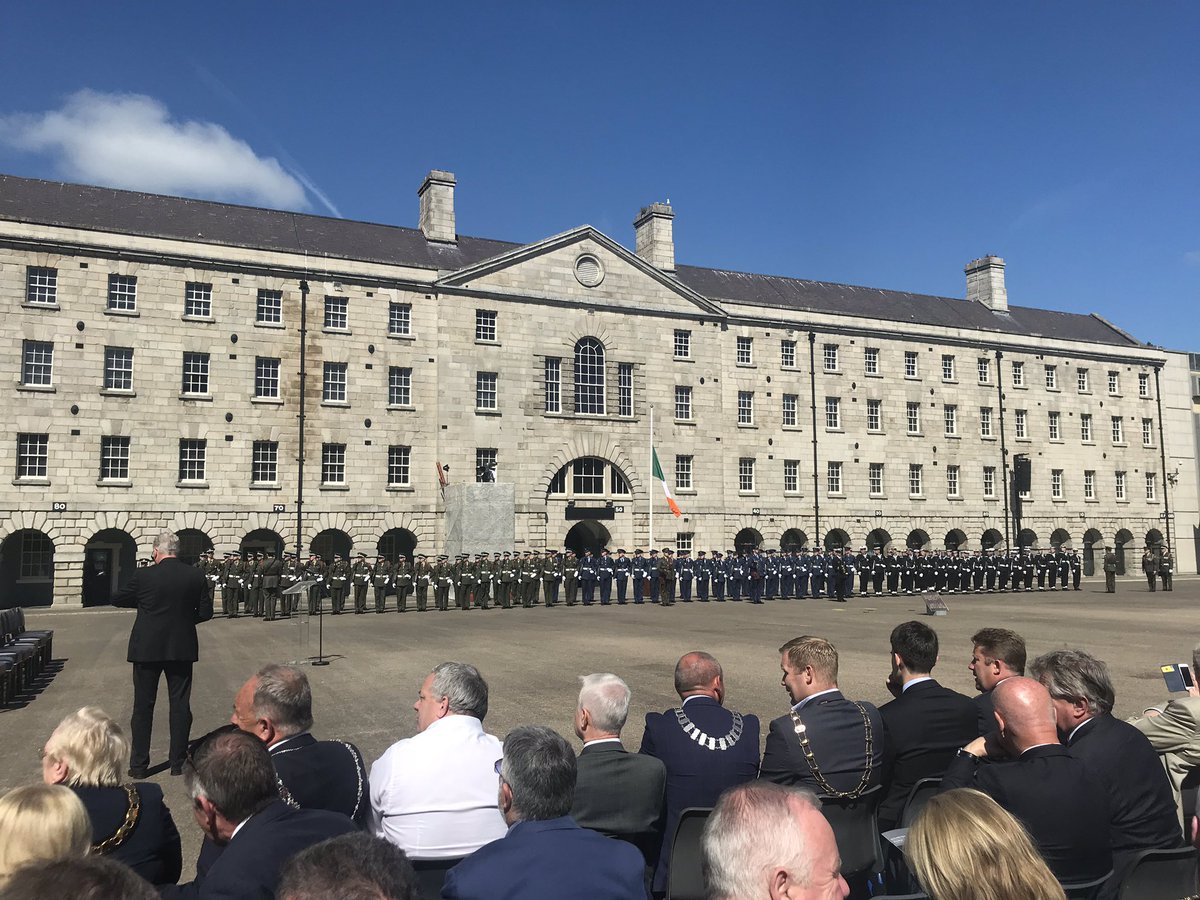 National Day of Conmeration - Collins Barracks - a fitting location on a stunning day.