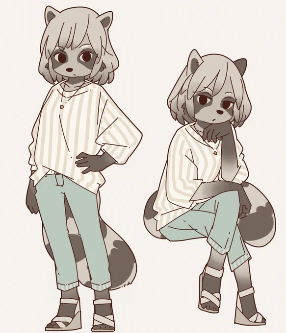 きれい好きなアライグマ先輩 