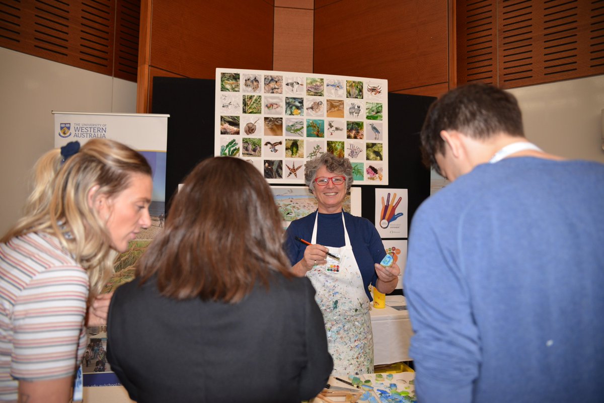 SeagrassLiz's tweet photo. #ArtMeetsScience What is the #zooplankton #phytoplankton richness @AMSAconf? A special thanks to Angela Rossen for inspiring the creative side in #marinebiologists Simple, effective, #plasticfree #AMSA2019 https://t.co/FQJzh4D4N0