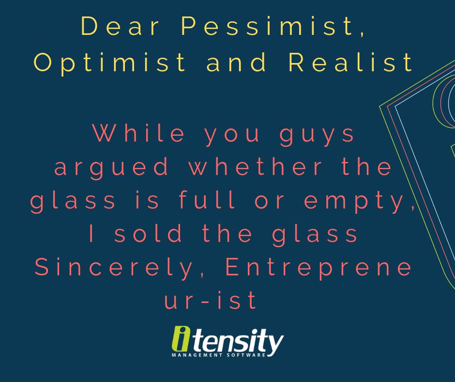 itensityonline's tweet photo. Don't be distracted by whether the glass is empty or full. Consider its value. What do you think?

#itensity #Realist #Pessimist #Optimist https://t.co/TS015DtvCd
