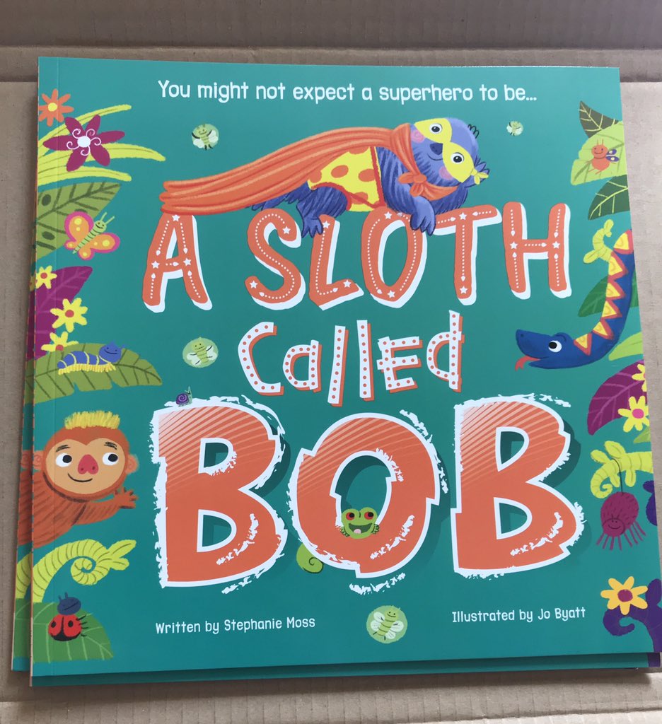 JoanneByatt1's tweet photo. @RChapz @Louiestowell My newest picture book that I have illustrated is called A sloth called Bob. #stephaniemoss @Rapidrat @Igloo_Books https://t.co/O7pa7NpB8W