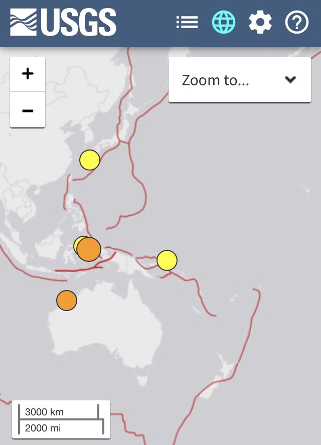 画像 オーストラリア地震m6 6インドネシア地震m7 3アメリカ地質調査所より Https T Co Iv9bopagqs まとめダネ