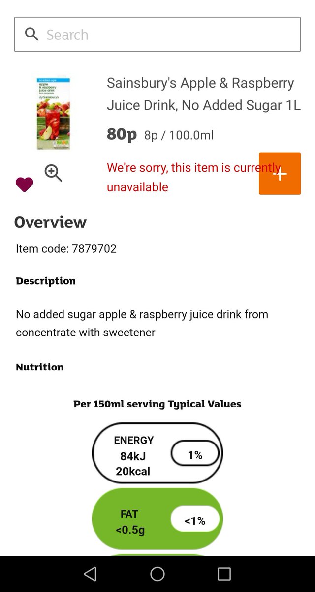 Sainsburys, have you discontinued apple and raspberry juice with no added sugar? <a href="/sainsburys/">Sainsbury's</a>
