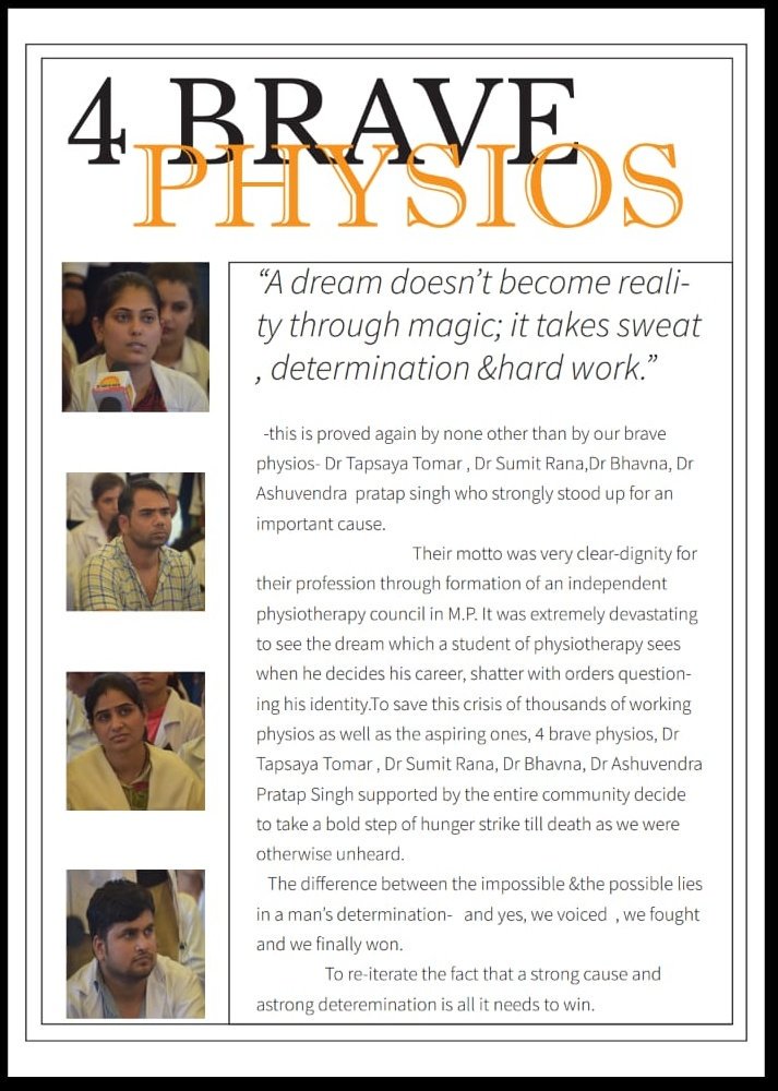 AshuvendraPrat3's tweet photo. Thank you so much for writing article on hunger strike for independent council in m p
#physiocouncil4MP #physiotherapy
#physio
@narendramodi @PMOIndia @OfficeOfKNath @CMOfficeUP @CMMadhyaPradesh @sardanarohit @GETPHYSIOTIMES
@Physio_desk @physiodesk @DrSumitRana1 https://t.co/yfAQ0B9ALY