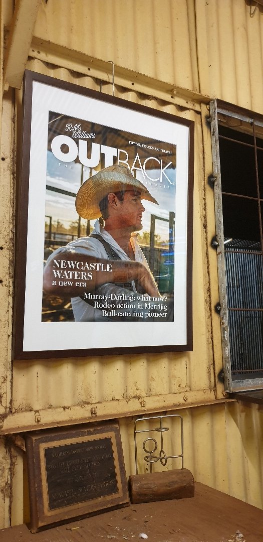 DoumanyMarcus's tweet photo. This new addition has taken pride of place above the bar at our Newcastle Waters Rec Club. Thanks to @OUTBACKmagazine for the article celebrating our great team. #newcastlewaters https://t.co/MibYDT7kIf