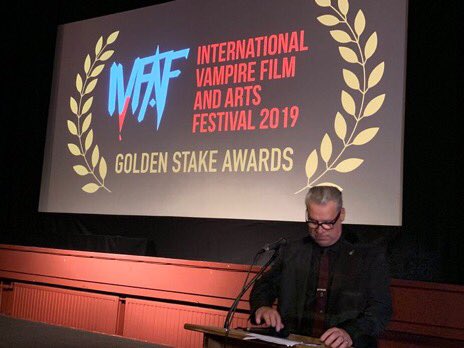 VampireFestival's tweet photo. Thanks so much to @UniSouthWales Film & TV School Wales for making @VampireFestival happen with your fangtastic students and staff running tech for #vampfest #ivfaf https://t.co/fZjROorbgM