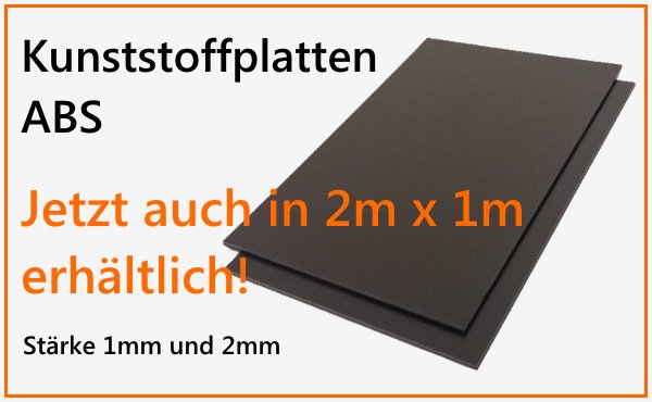 az-reptec on X: Kunststoffplatte ABS (Acrylnitril-Butadien-Styrol) jetzt  auch in 2m x 1m erhältlich: Top Qualität - Made in Germany. Durchgefärbte  Platten in Schwarz mit einseitiger, tiefziehfähiger Schutzfolie. Link