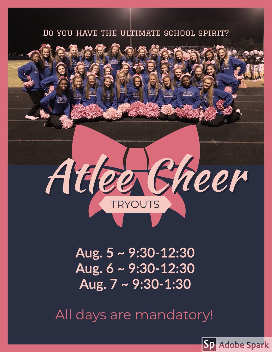Tryout dates set - CANNOT wait to see everyone on the mat! 💙⚔️🎀 #goraiders