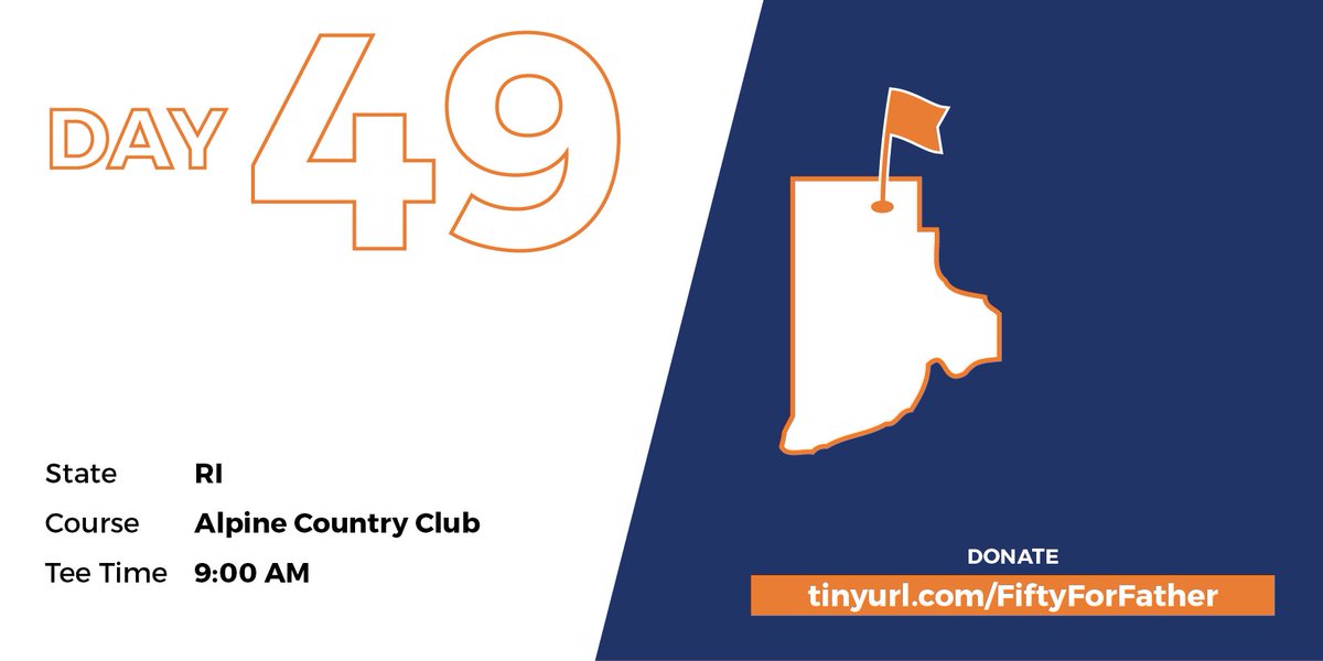Playing Alpine Country Club today - big thanks to <a href="/TroonGolf/">Troon Golf</a> for setting me up. Although I’m nearing the end of this incredible journey, the fight against diabetes never stops; please continue to chip in any donations you can to support @JDRF. #TypeNone #T1D #FiftyForFather