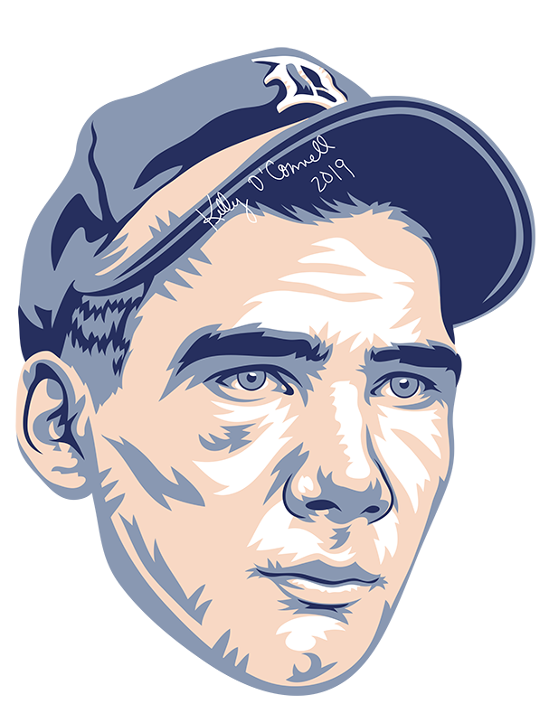 kellyoarts's tweet photo. Hal Newhouser – P (#Detroit @tigers) – elected to the @baseballhall in 1992.

#motoron #baseball #baseballart #art #mlb #graphicdesign #digitalart #vector #artistsontwitter #SundayMotivation #illustrator #portrait #hof #sportsart https://t.co/ex8YYH0yUn