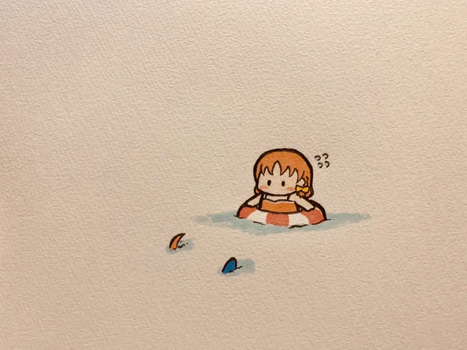 サメ?と千歌ちゃん? 