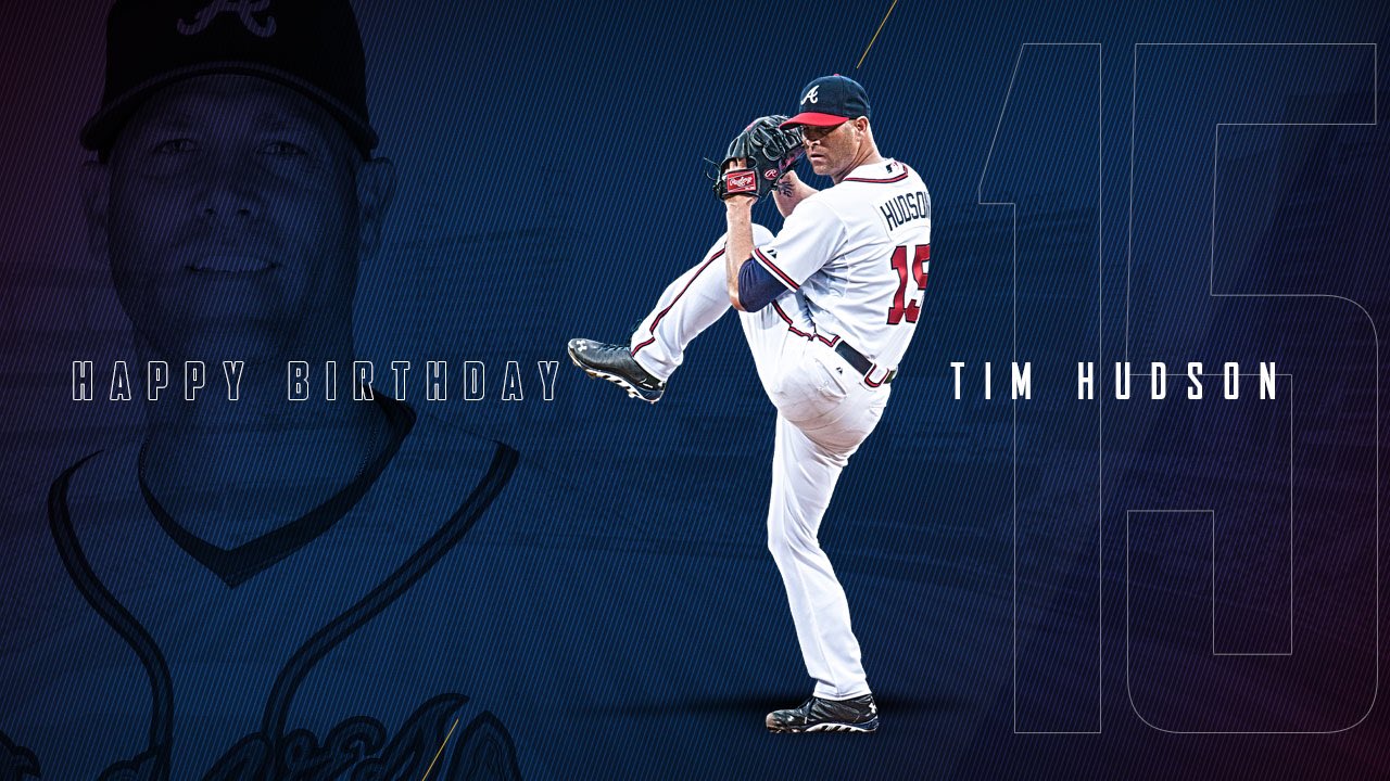 Happy Birthday to Braves Hall of Famer Tim Hudson!  