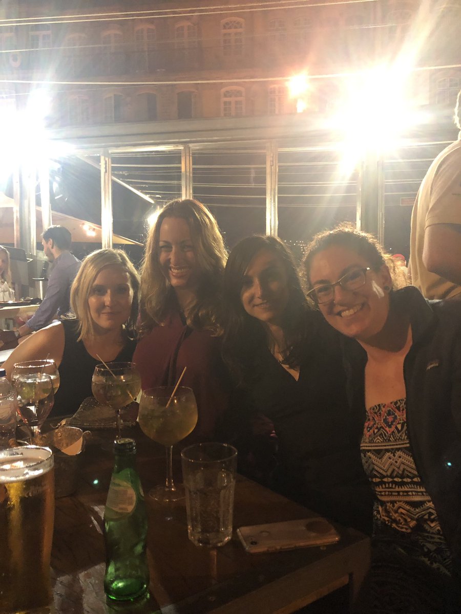 ErinMGibson's tweet photo. Wonderful science, people, food and wine at #glia2019 @michelle_monje @AnnaGeraghty2 https://t.co/B2IoT9axCo