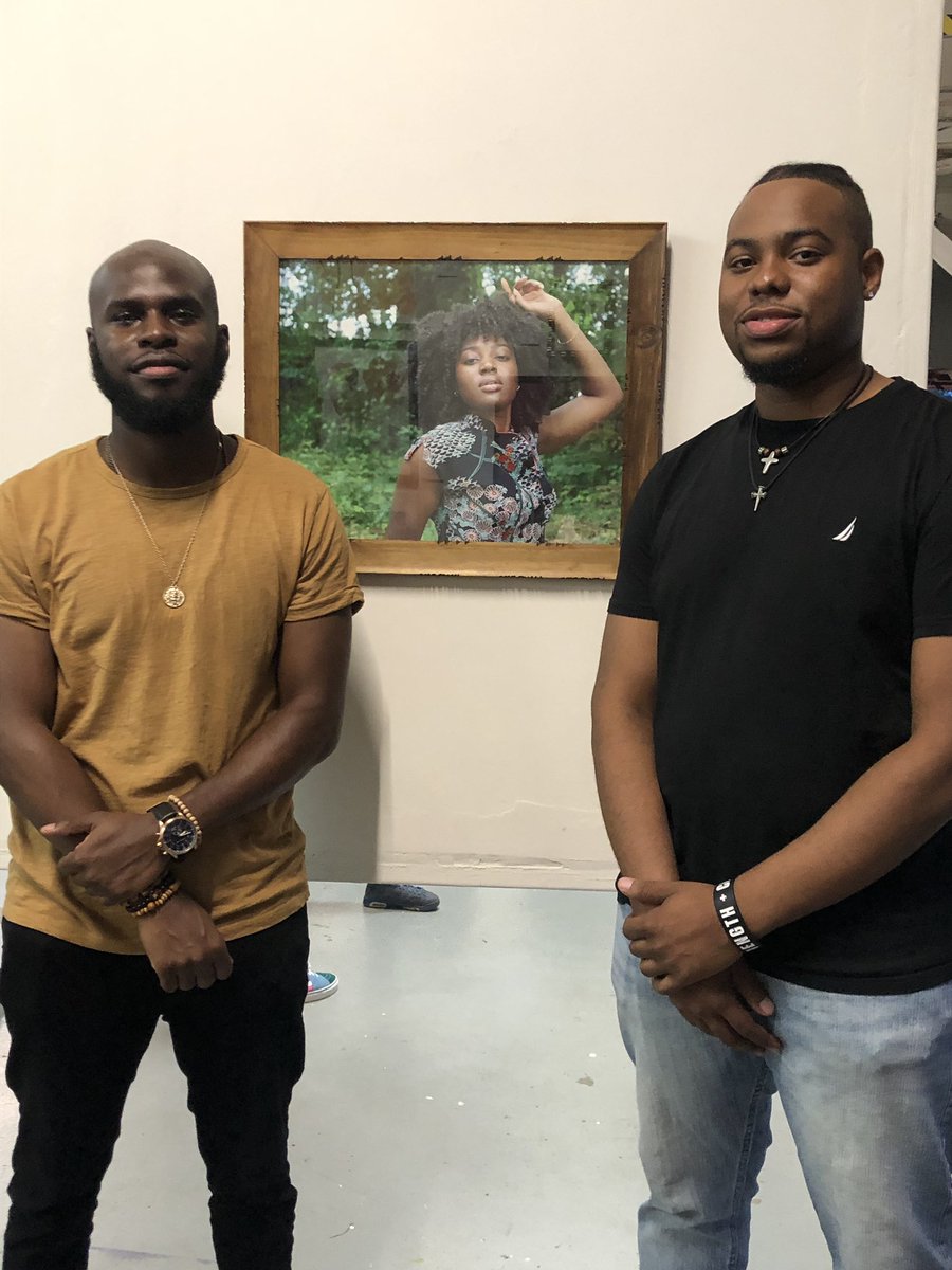 YourCousinJeff's tweet photo. Shoutout to all those that came thru last night for the #DEADRINGER art exhibition. FINALLY had photography on display at #FutureGallery. Energy was crazy! I really appreciate the all love. ❤️🙏🏾 https://t.co/hNbcU6R6yz