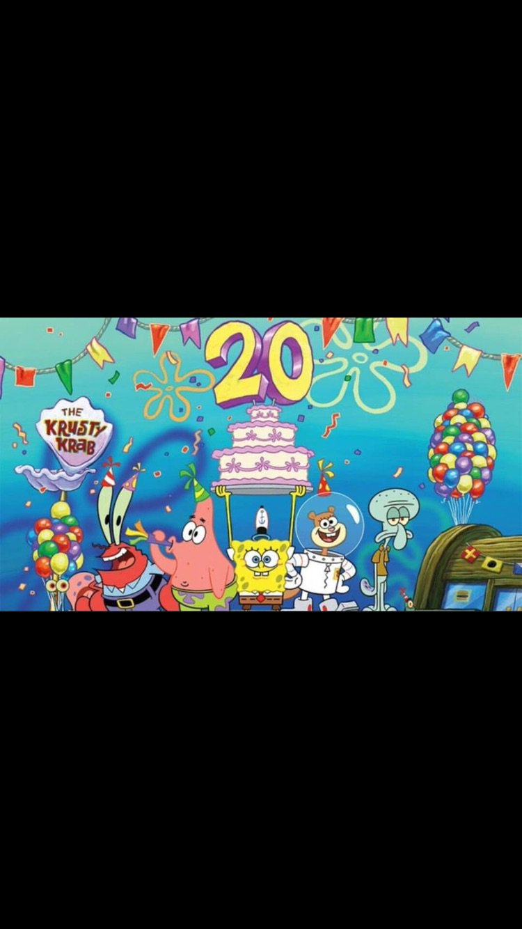 Happy 20th Birthday Spongebob Squarepants 