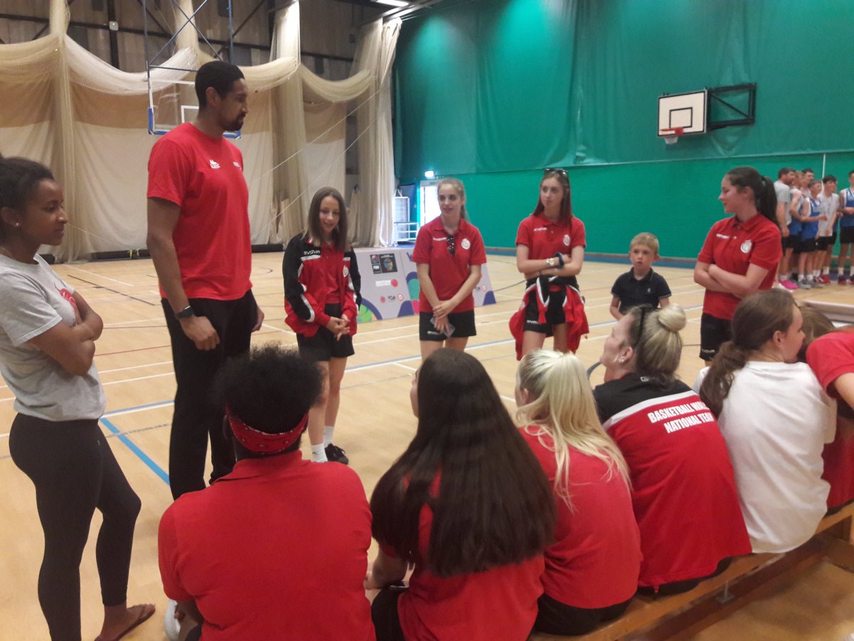 BasketballWales's tweet image. Before heading home @KieronAchara met our U16 girls. They travel to Moldova tonight for their #FIBAU16Europe tournament. He gave them some great advice and answered their questions...which were mainly about his teammate @OvieSoko #Loveisalnd #TeamOvie