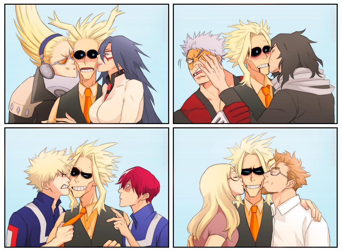 Kiss your hero day! and nobody deserves more smooches than Toshinori ? 