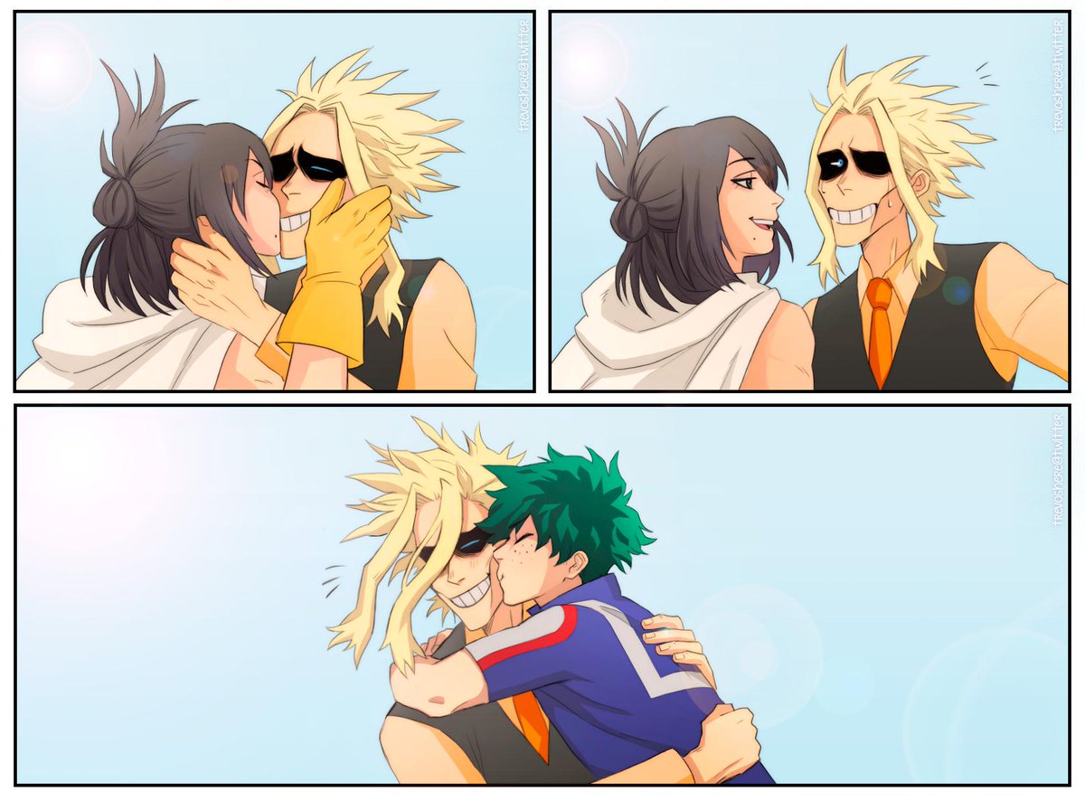 Kiss your hero day! and nobody deserves more smooches than Toshinori ? 