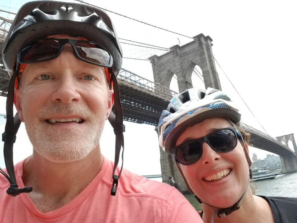 bikebeernbeyond's tweet photo. Circling Manhattan. Broadway Bridge (N Manhattan tip to Battery Park; halfway). To this point, very disappointed with NYC...the least bike-friendly city I've ever ridden. Optimistic the West Side return will be better.
#bikeNYC
#bike
#RememberNewtown https://t.co/gb3VDhhggF