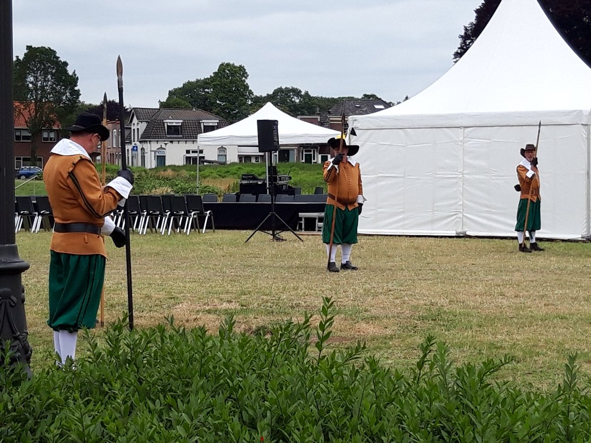 Straks opent de Archeohotspot in Coevorden. De schutterij is er al klaar voor