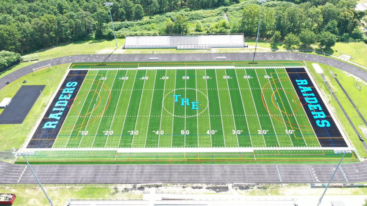 TRE_Athletics's tweet photo. A quick look at the new turf. https://t.co/JkumvEKJXc