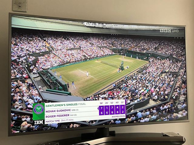 PhilipREllis's tweet photo. #uhd over t’internet. Amazing technology #bbcuhd #wimbledon #twitter https://t.co/DmXQj95OwT