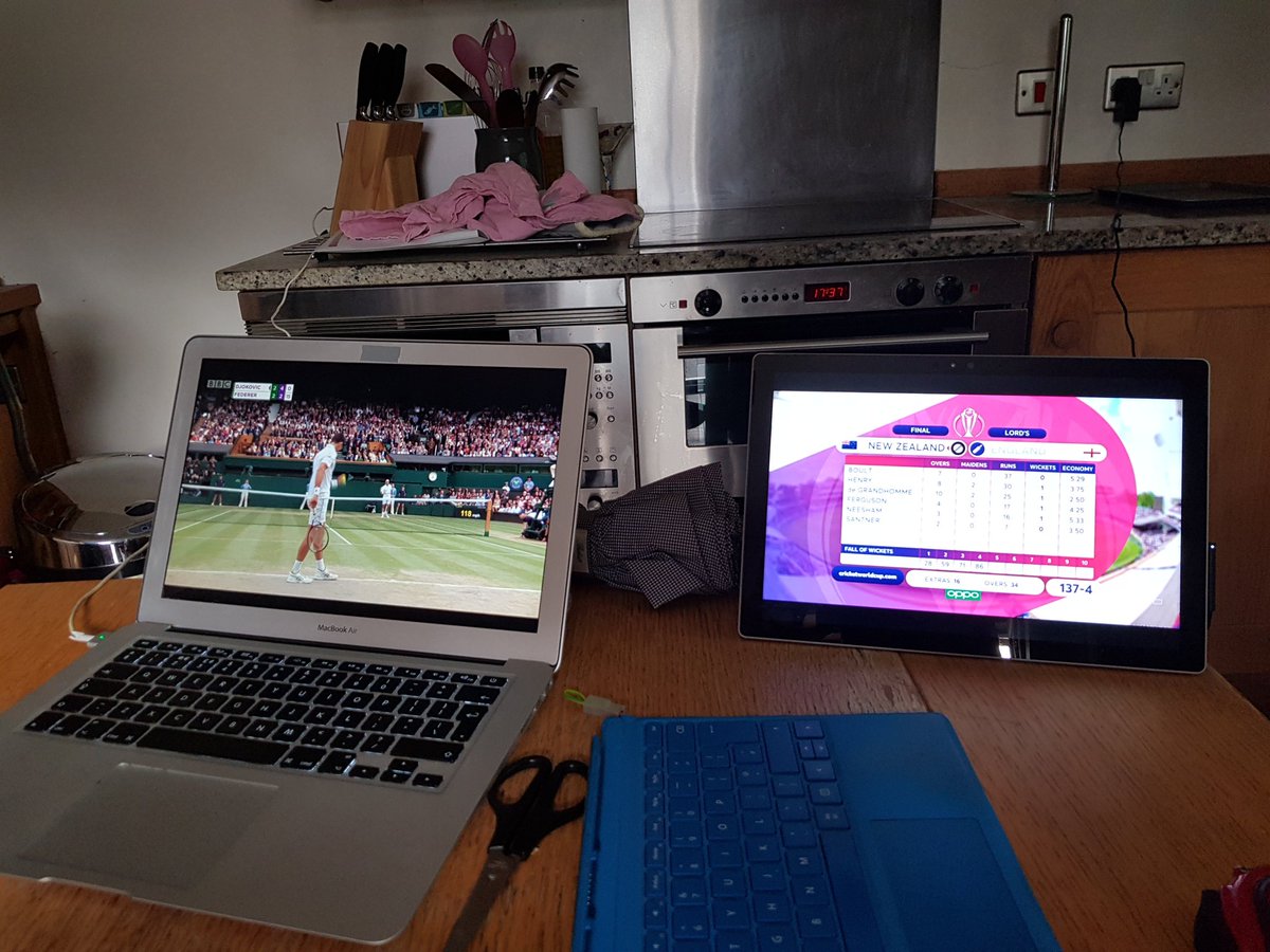 Desperately tense for #Federer and #England Not sure I can watch!
