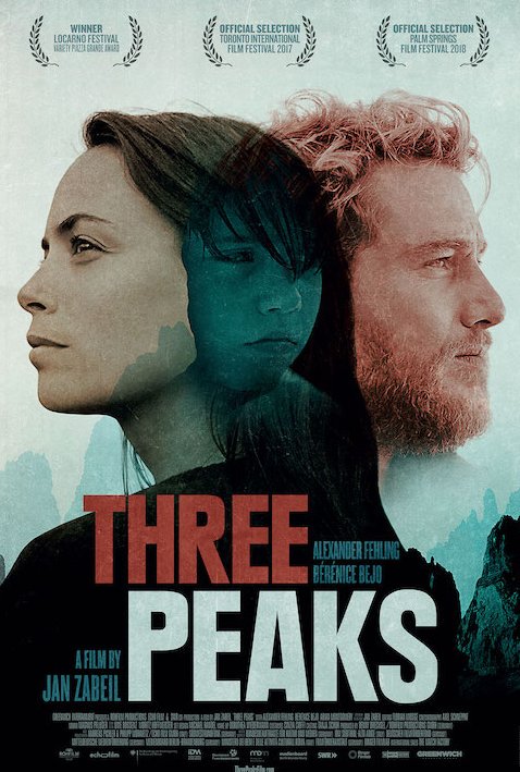 THREE PEAKS is a worthy 21st-century contribution to the #German tradition of mountain films. Plenty of hair-raising moments... but also a welcome foggy escape on a 90-degree day. <a href="/NuartTheatre/">Nuart Theatre</a>