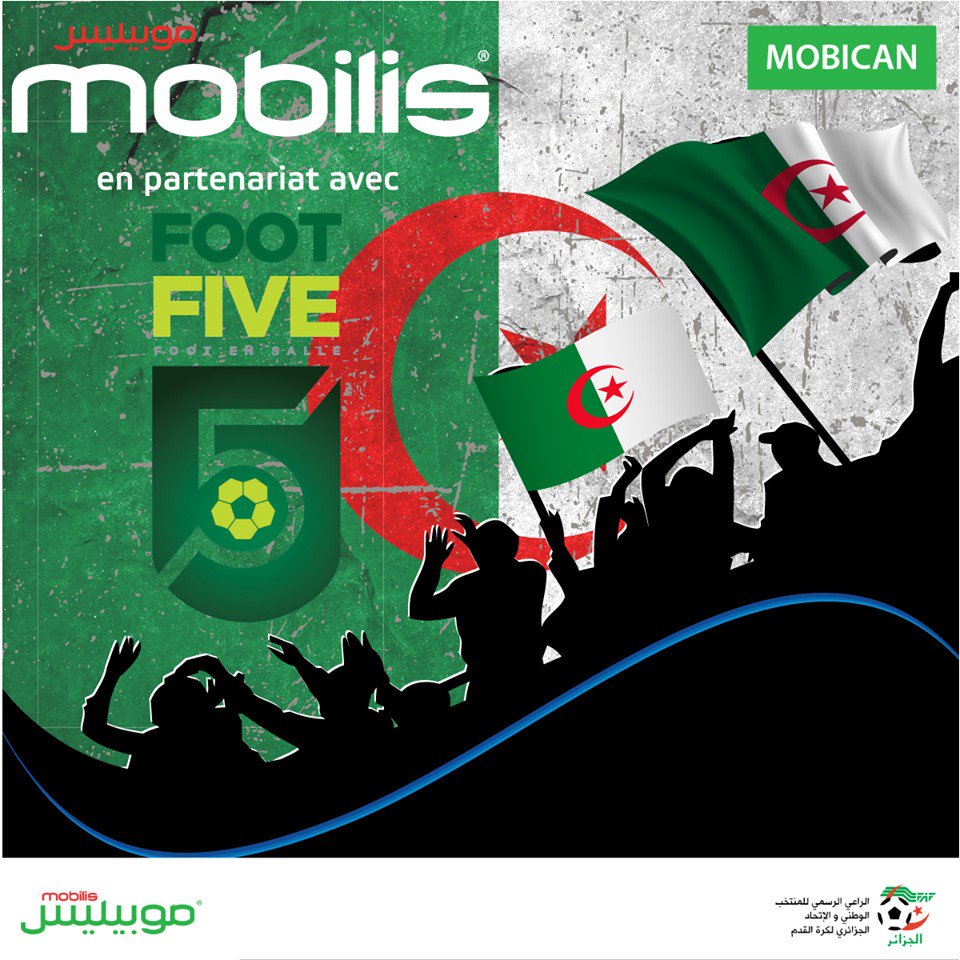 ATM_Mobilis's tweet photo. 🔔🇩🇿#موبيليس🇩🇿 يدعوكم لمشاهدة📺 مباراة💓 منتخبنا الوطني🇩🇿
ضدّ منتخب #نيجيريا 🇳🇬 في نادي #Footfive
😎 الدخول مجّاني 🇩🇿
⚽كونوا في الموعد ✌
حظ موفق لفريقنا الوطني✌
مربوحة يا رب 🤲
#LesVerts #TeamDZ #Lesfennecs #123VivaLAlgerie #ALGNIG #Mobilis #Lesguerriersdudésert https://t.co/nbuvOlipxk