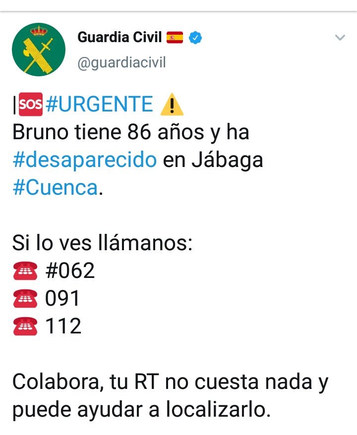 almudenasm_'s tweet photo. Mi padre continúa desaparecido.
La colaboración ciudadana es fundamental.
Muchas gracias a todos por la difusión en Twitter. Os pedimos que sigáis ayudando en su búsqueda.
Y, ante todo, GRACIAS por el apoyo y cariño que nos dais. https://t.co/uw9cqrytoN