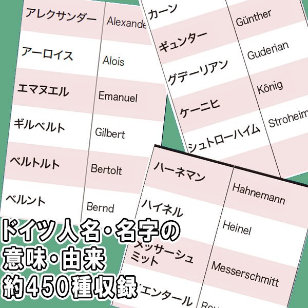 ホビージャパンの技法書 大反響 創作者のためのドイツ語ネーミング辞典 より ドイツ人の名字 の意味 由来の例をご紹介 例えば シュナイダー は 服の仕立て屋 など ドイツ語圏では職業や人物の特徴 土地の特色がしばしば名字になっています ホビージャパンの技法書 大反響 創作者のためのドイツ語ネーミング辞典 より ドイツ人の名字 の意味 由来の例をご紹介 例えば シュナイダー は 服の仕立て屋 など ドイツ語圏では職業や人物の特徴 土地の特色がしばしば名字になっています